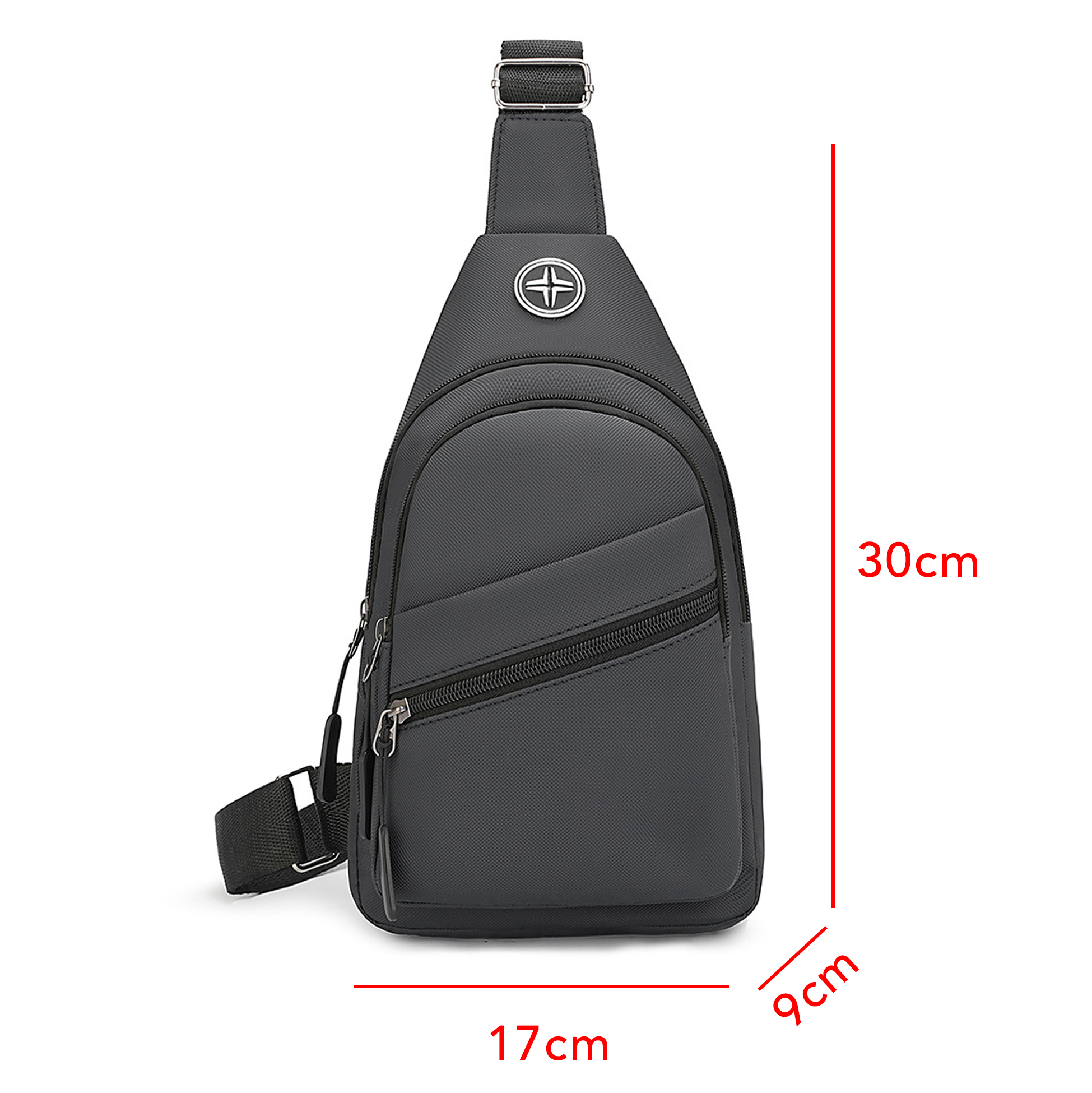 Waterproof Sling Bag Crossbody Backpack for Men, Lightweight Chest Shoulder Bag