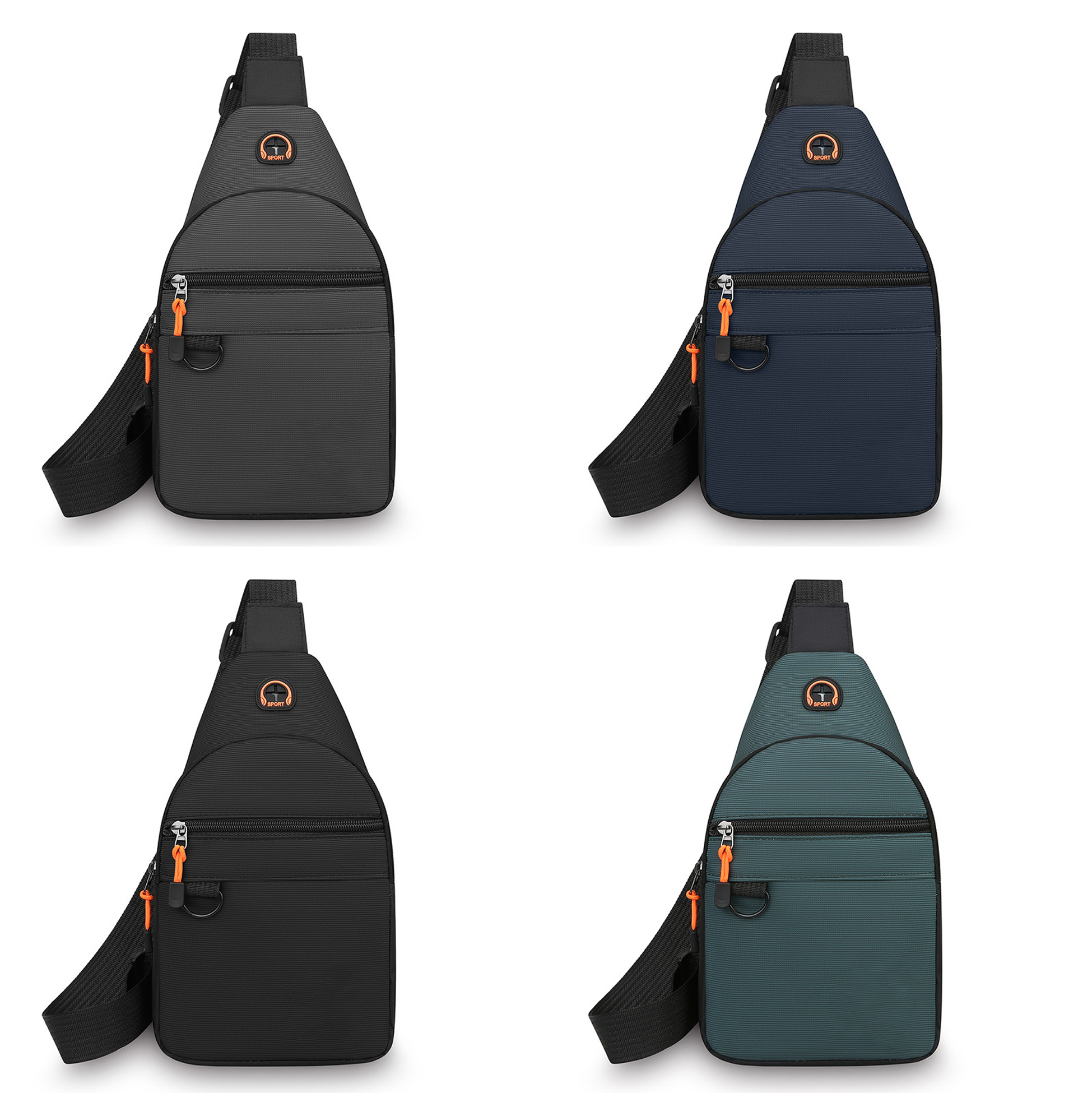 Waterproof Sling Crossbody Backpack for Men & Women, Lightweight Chest Shoulder Bag 