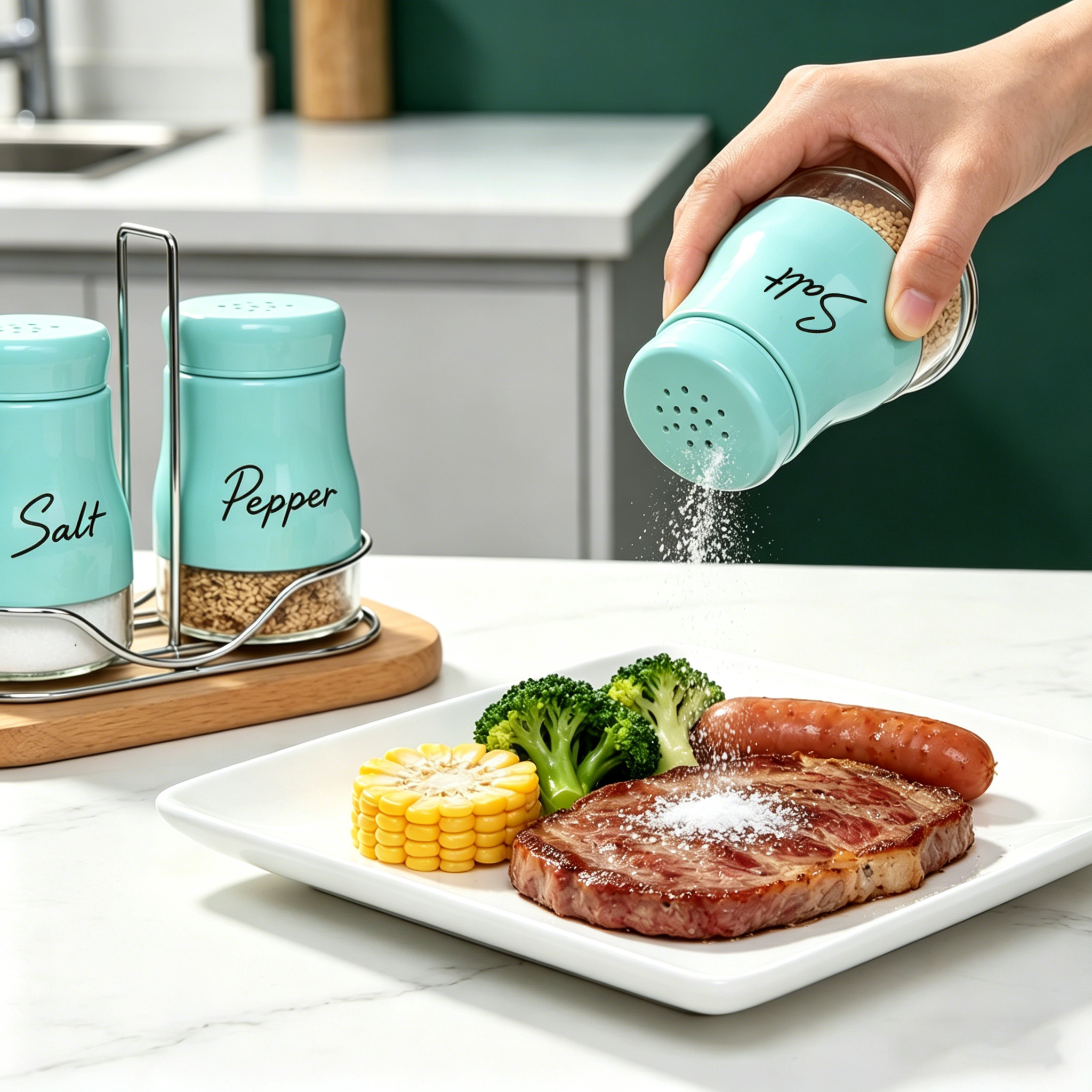 Salt And Pepper Shakers Set