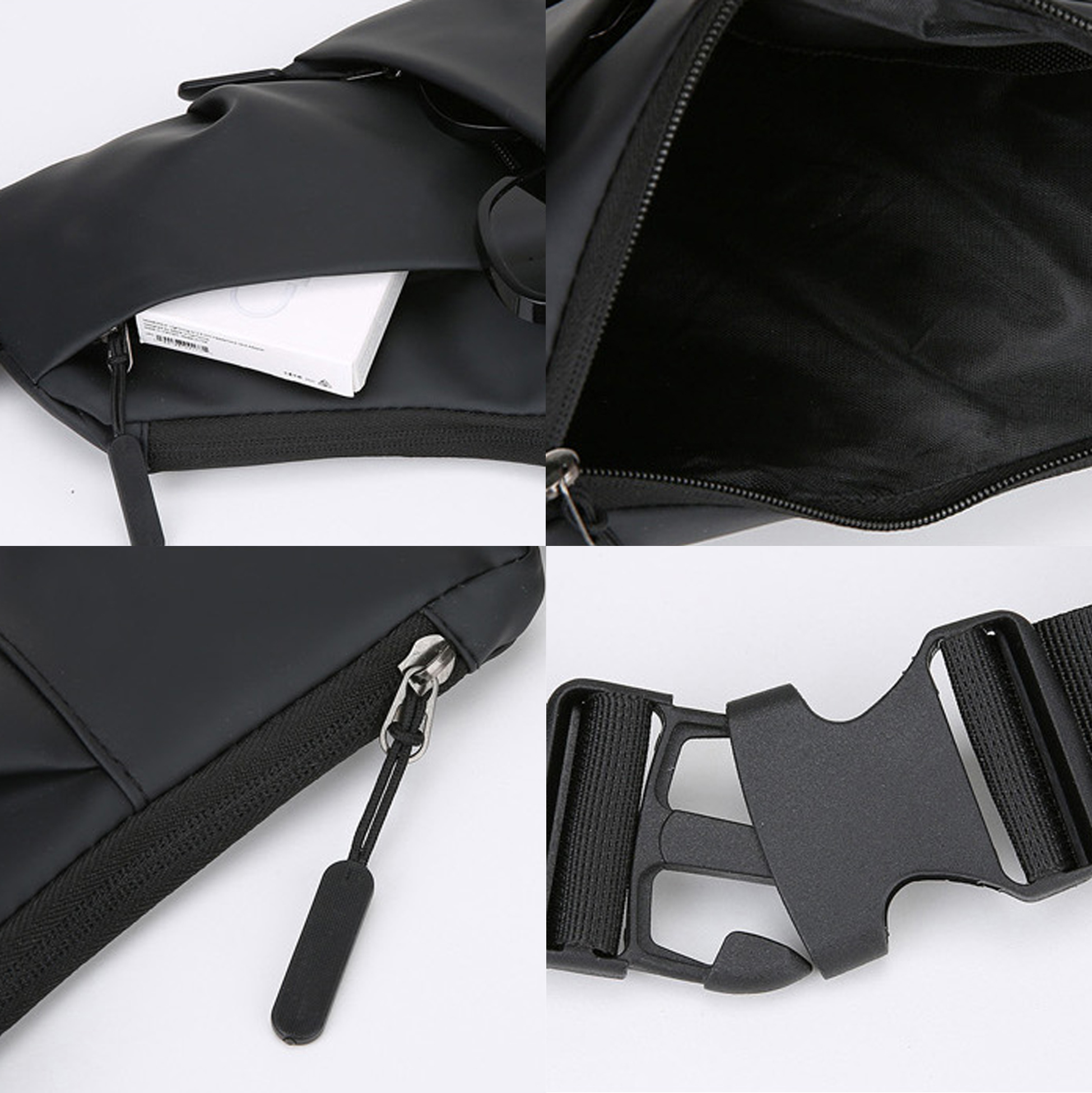Waterproof Sling Crossbody Bag, Slim Anti-Theft Chest Shoulder Bag