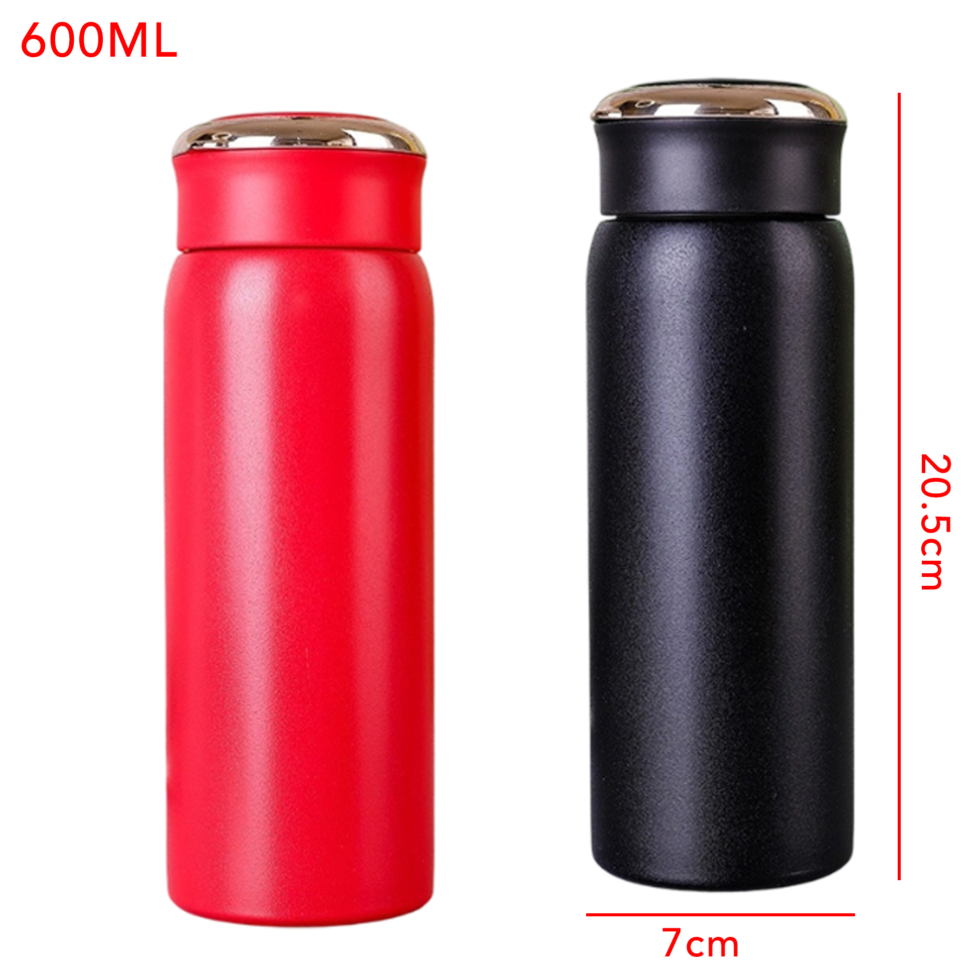 600ml Smart Temp Display Water Bottle