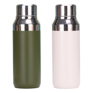 400ML Insulated Stainless Steel Water Bottle with Shiny Cap