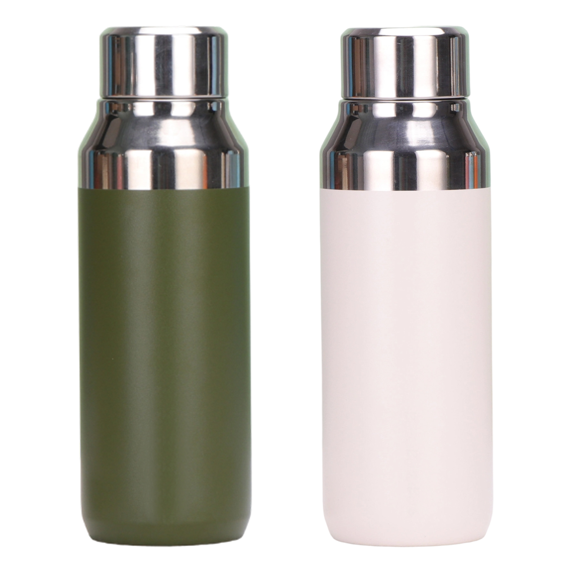 400ML Insulated Stainless Steel Water Bottle with Shiny Cap