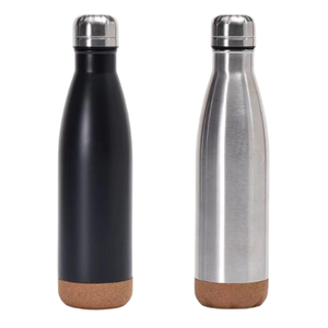 500ML Insulated Stainless Steel Water Bottle with Cork Base